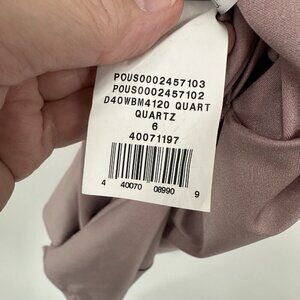 SOLD off the shoulder ruched pink quartz formal party 6